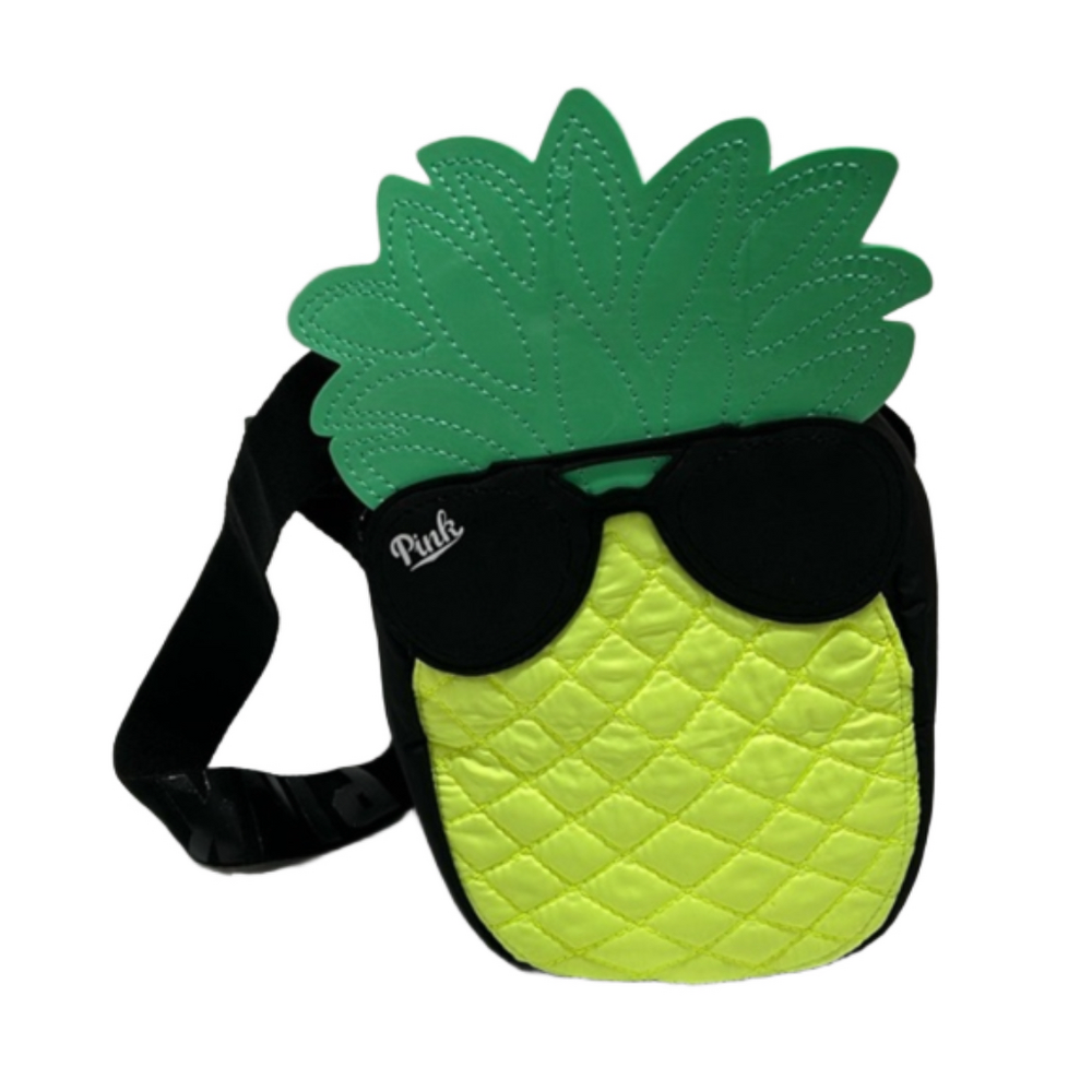 🍍PINK Victoria black and green Secret pineapple cooler GUC